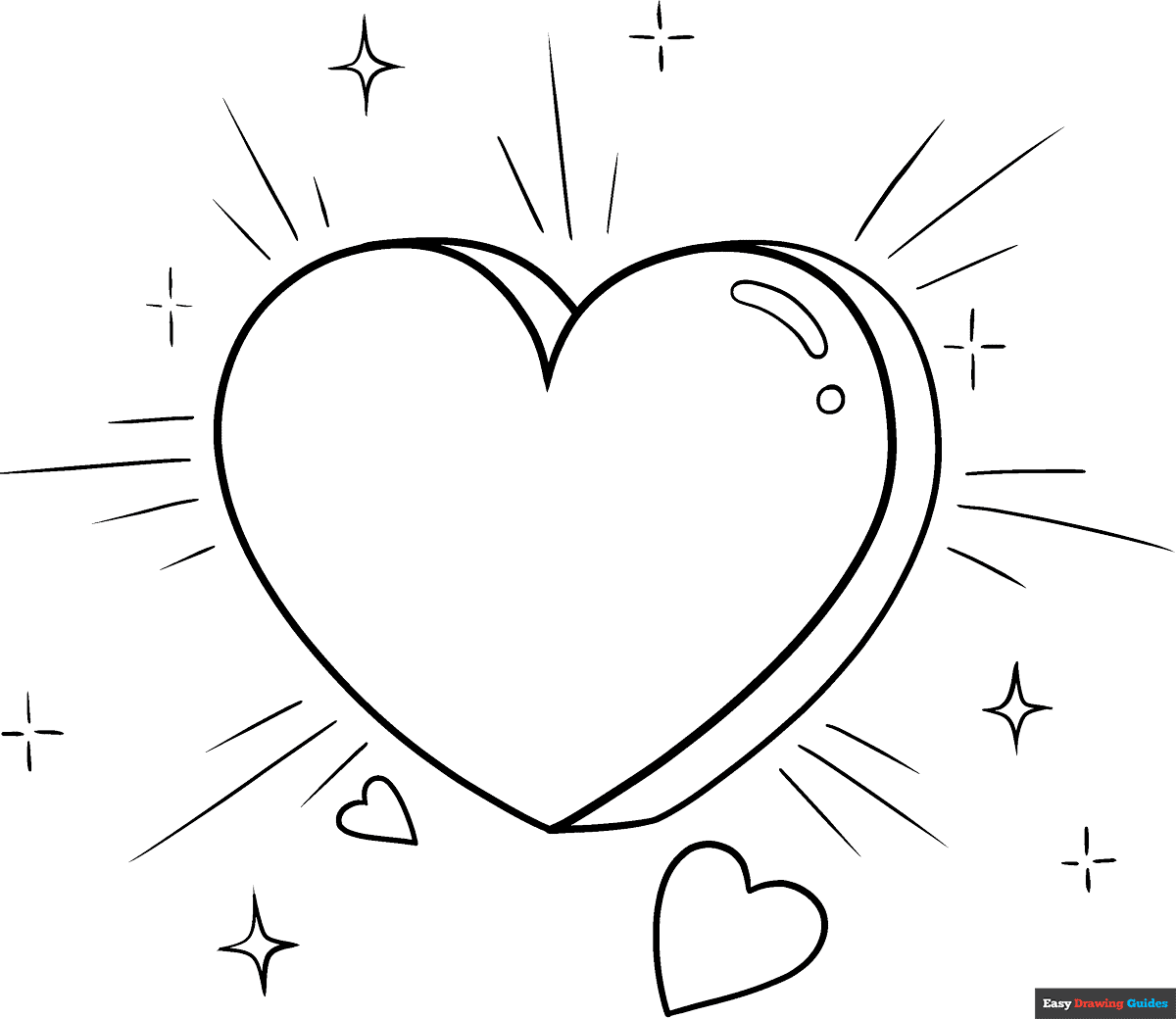 Heart Coloring Pages For Preschoolers