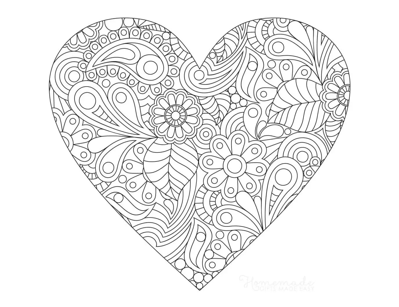 Free Printable Hearts Coloring Pages Printable Party Favors