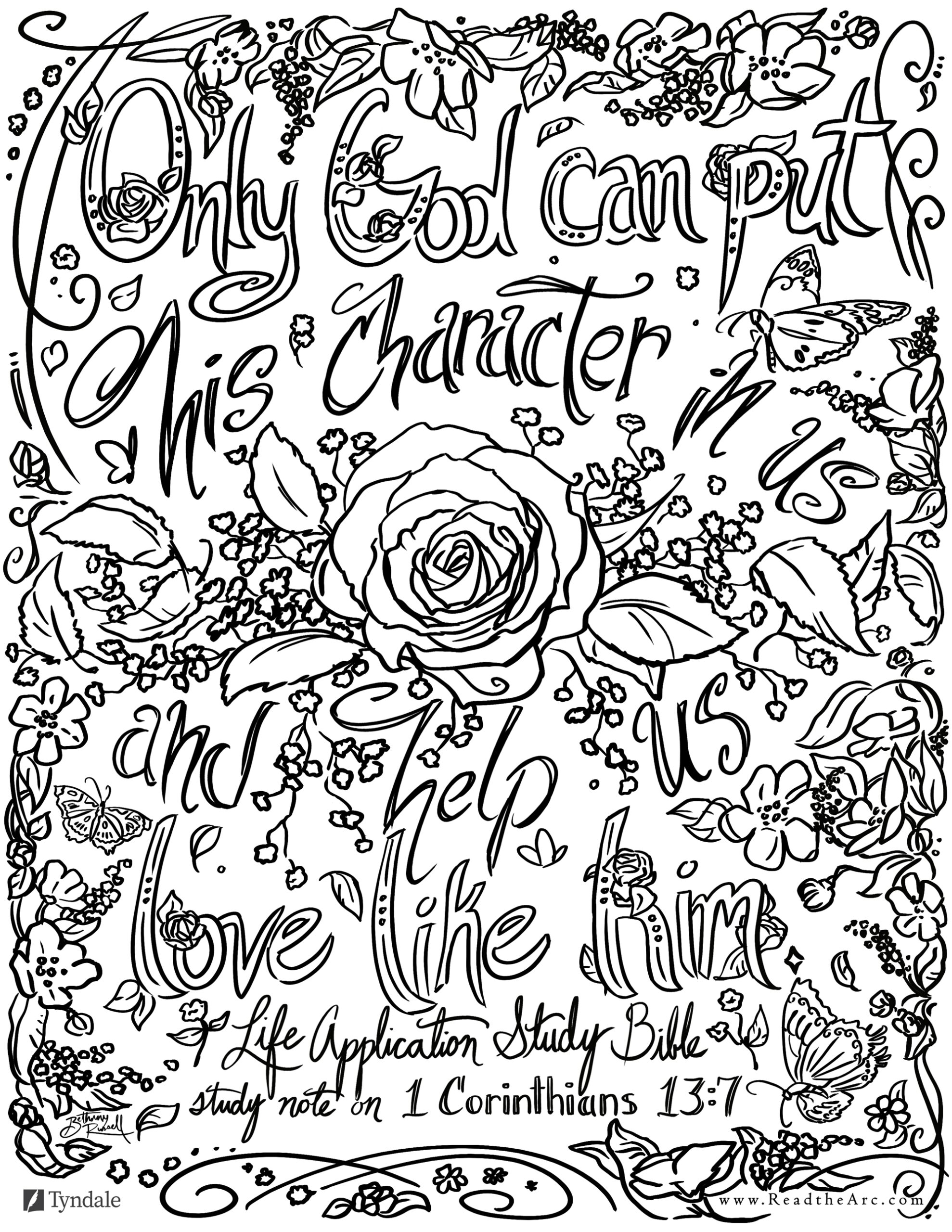 Thanksgiving Bible Verse Coloring Pages