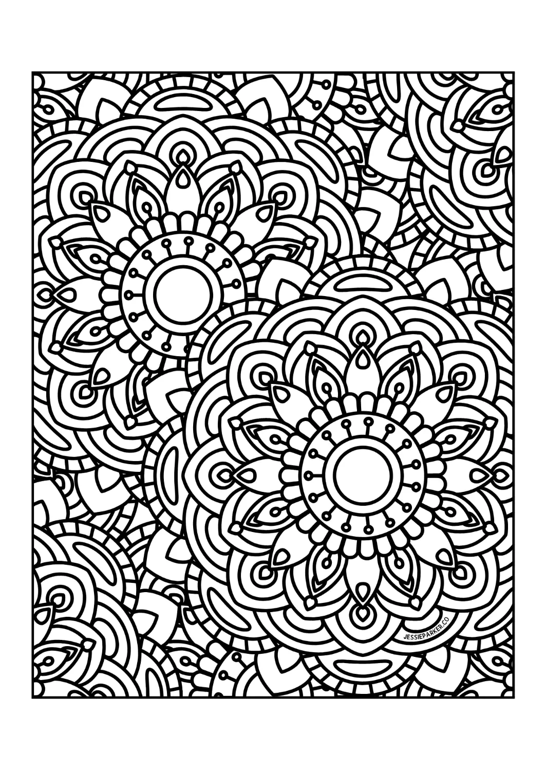 Free Printable Mindfulness Colouring Pages For Adults Jessie Parker