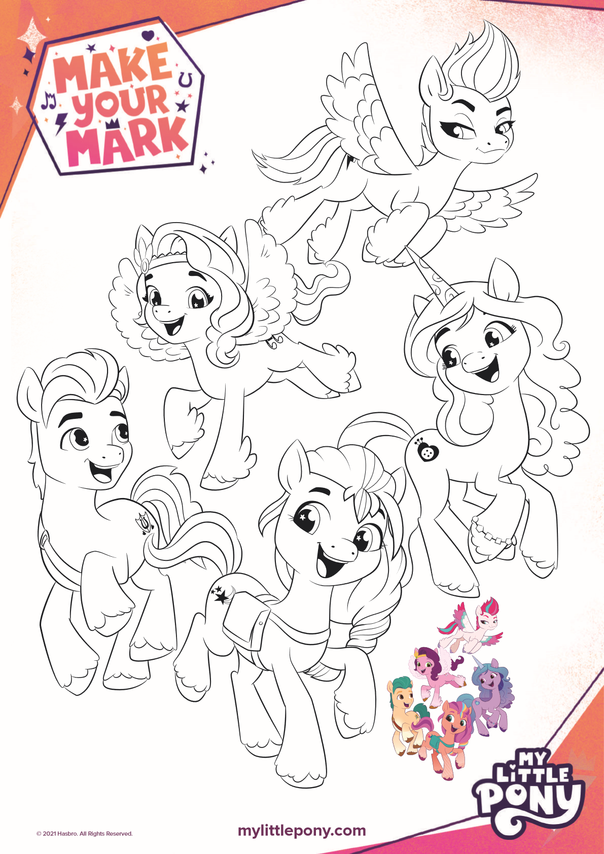 Free Coloring Pages Of My Little Pony