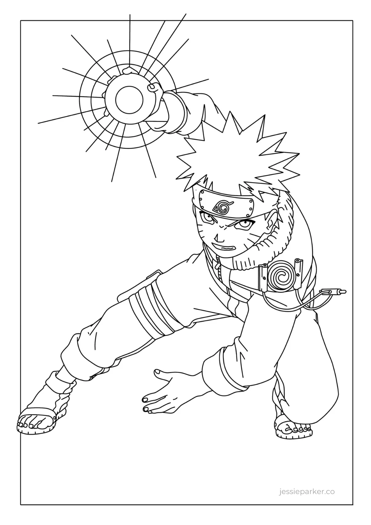 Free Printable Naruto Colouring Pages Hinata Hyuga More Jessie Parker
