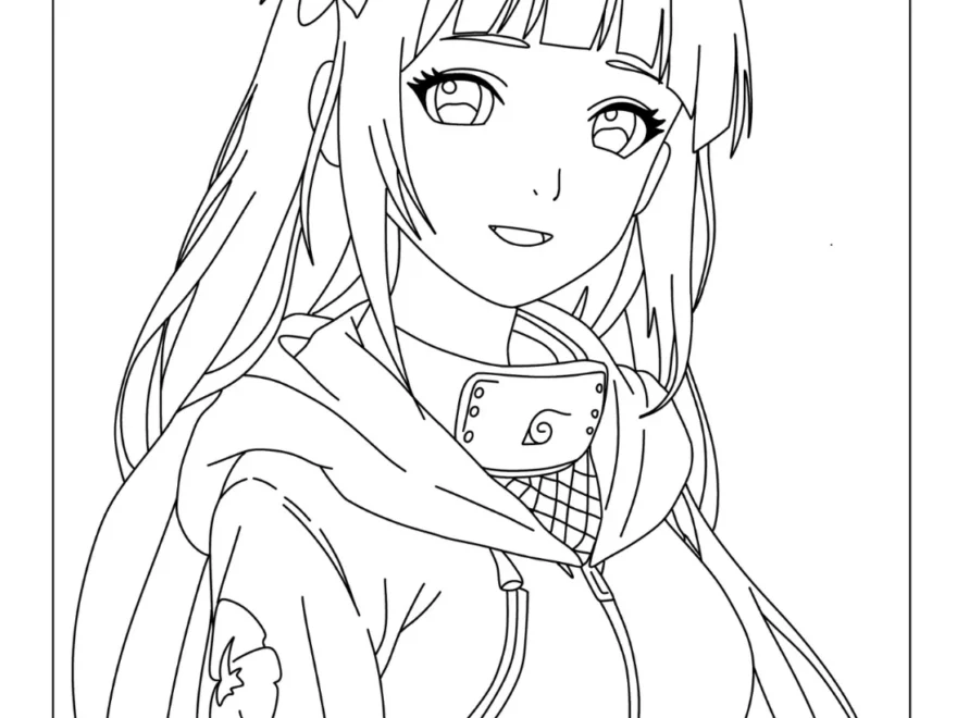 Free Printable Naruto Colouring Pages Hinata Hyuga More Jessie Parker