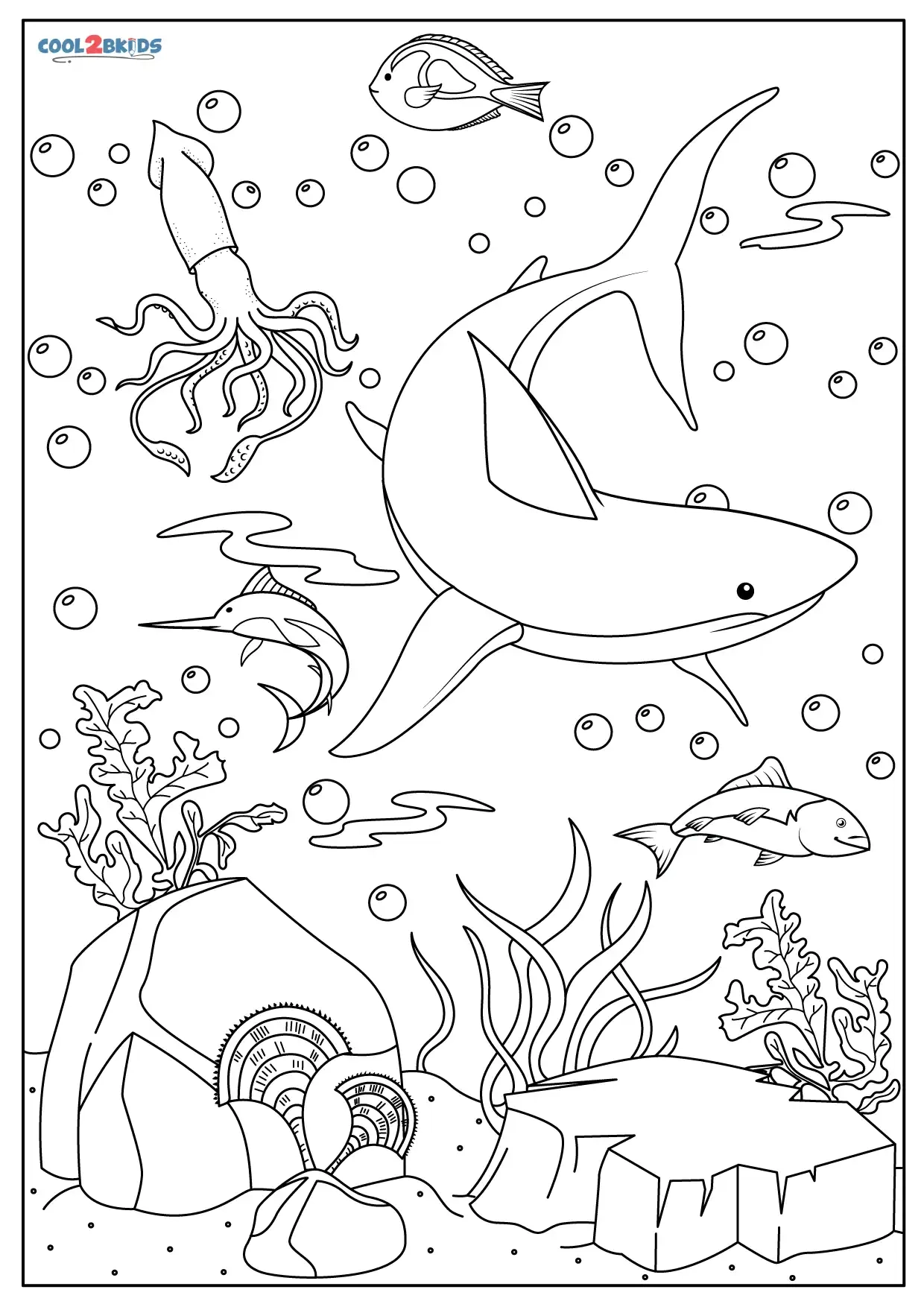 Free Printable Ocean Coloring Pages