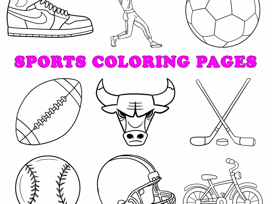 Free Printable Sports Coloring Pages For Kids