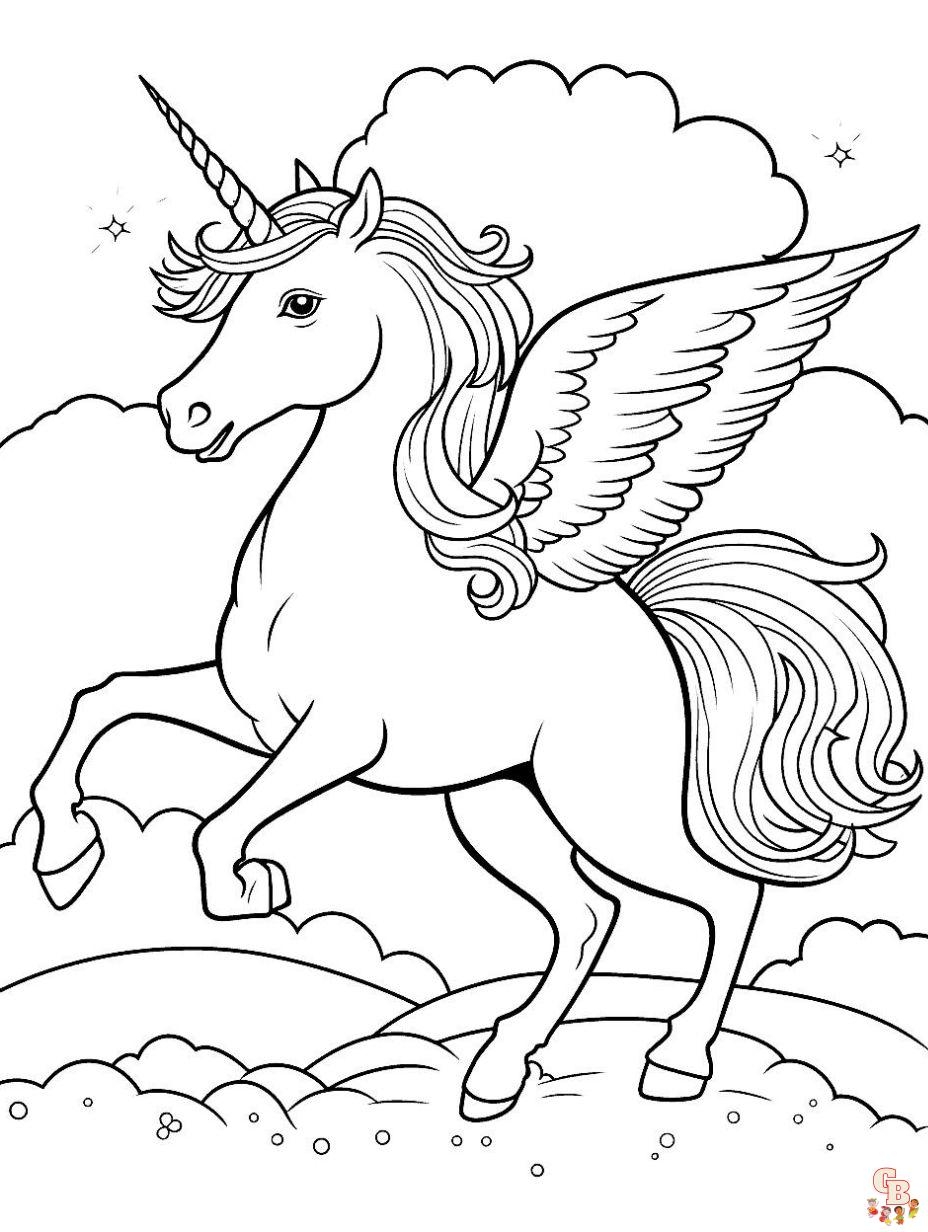 Rainbow And Animal Coloring Pages Adults
