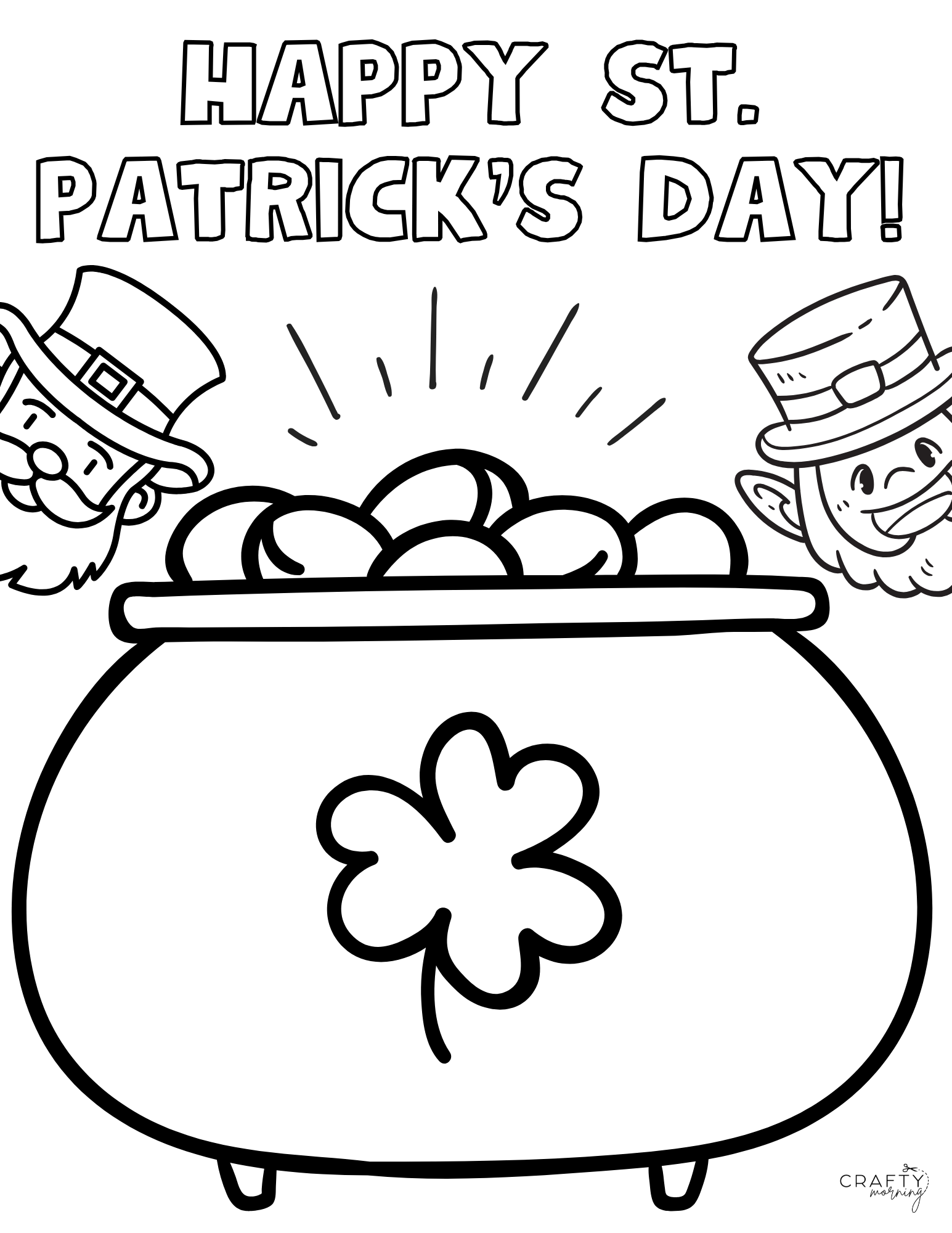 Leprechaun Coloring Pages For Kids