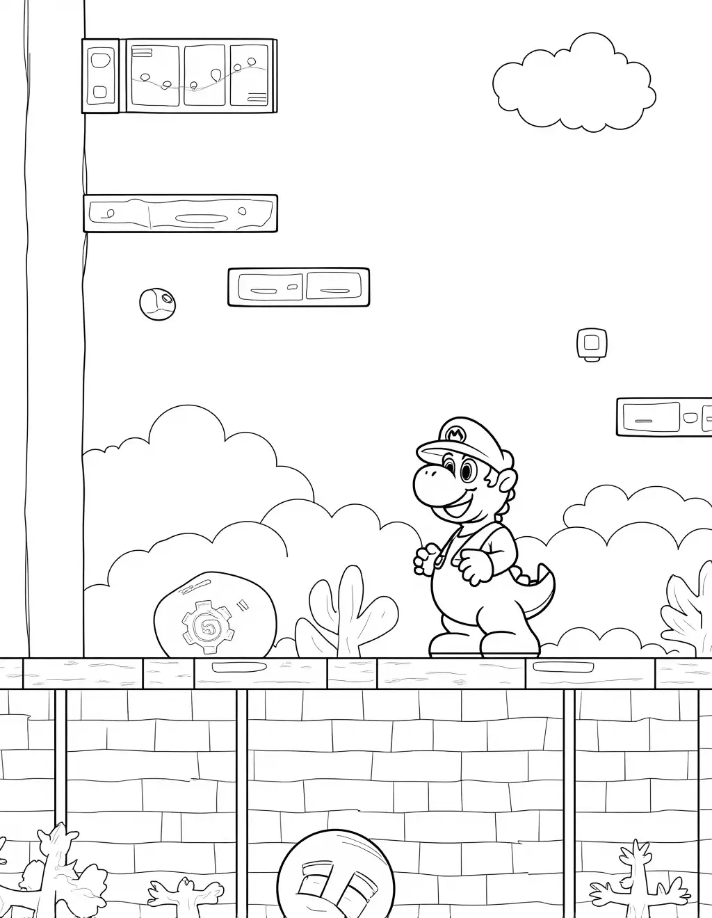 Free Super Mario Coloring Pages Generator 39 Super Mario Coloring Pages To Download
