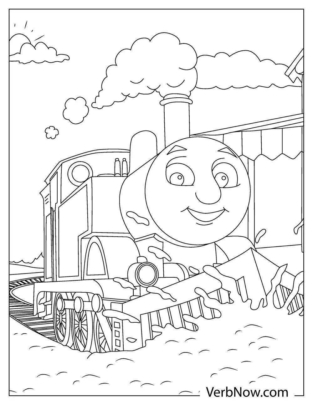 Thomas And Friends Coloring Pages Edward