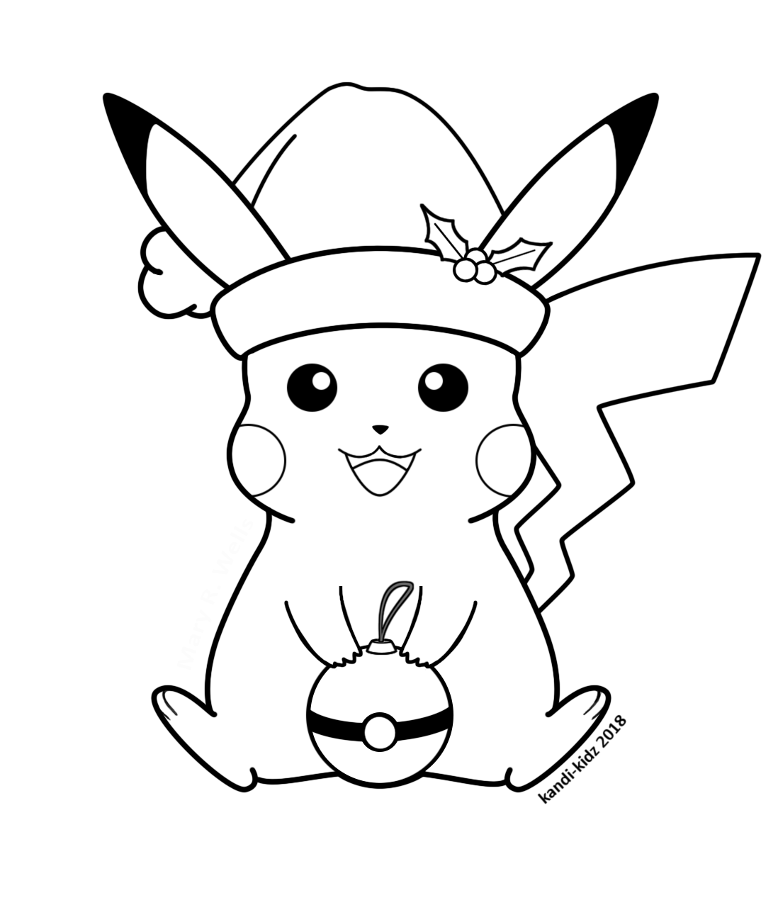 Free Use Christmas Pikachu By Kandi Kidz On DeviantArt
