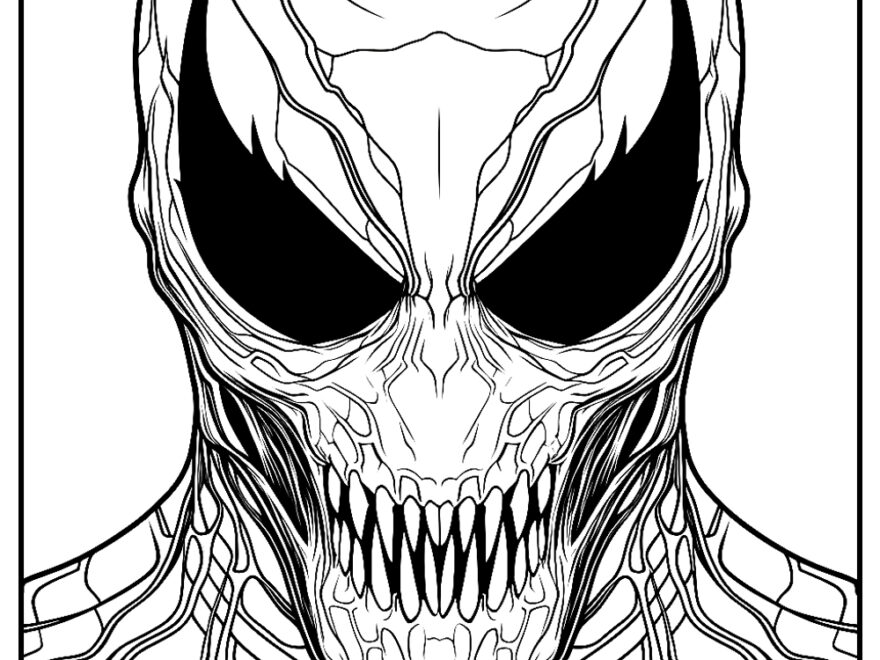 Free Venom Coloring Pages 15 Easy Printable PDFs