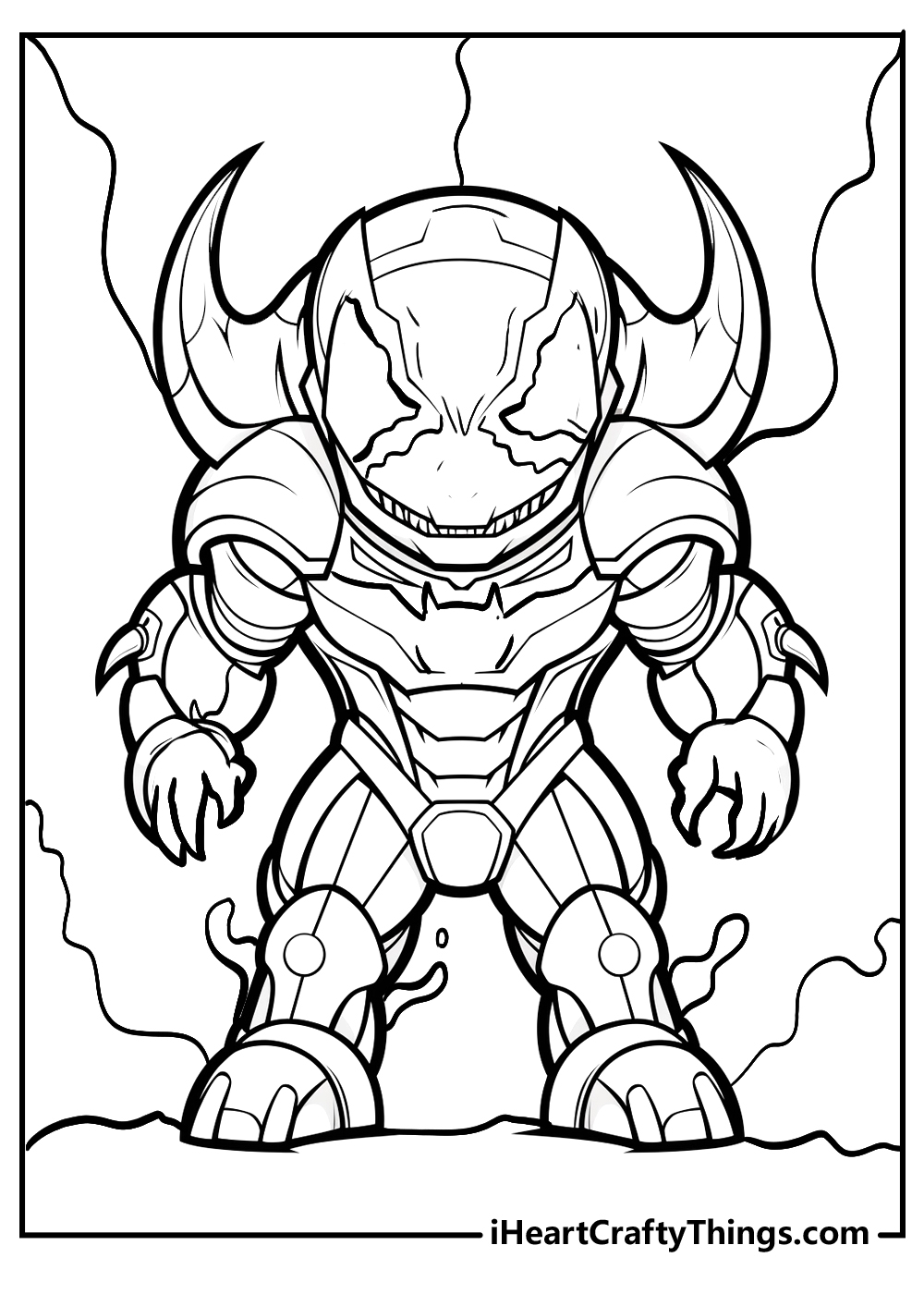 Free Printable Venom Coloring Pages