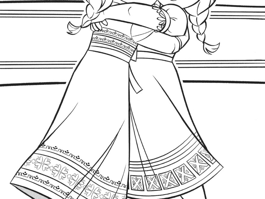 Frozen 2 Elsa And Anna Coloring Pages YouLoveIt