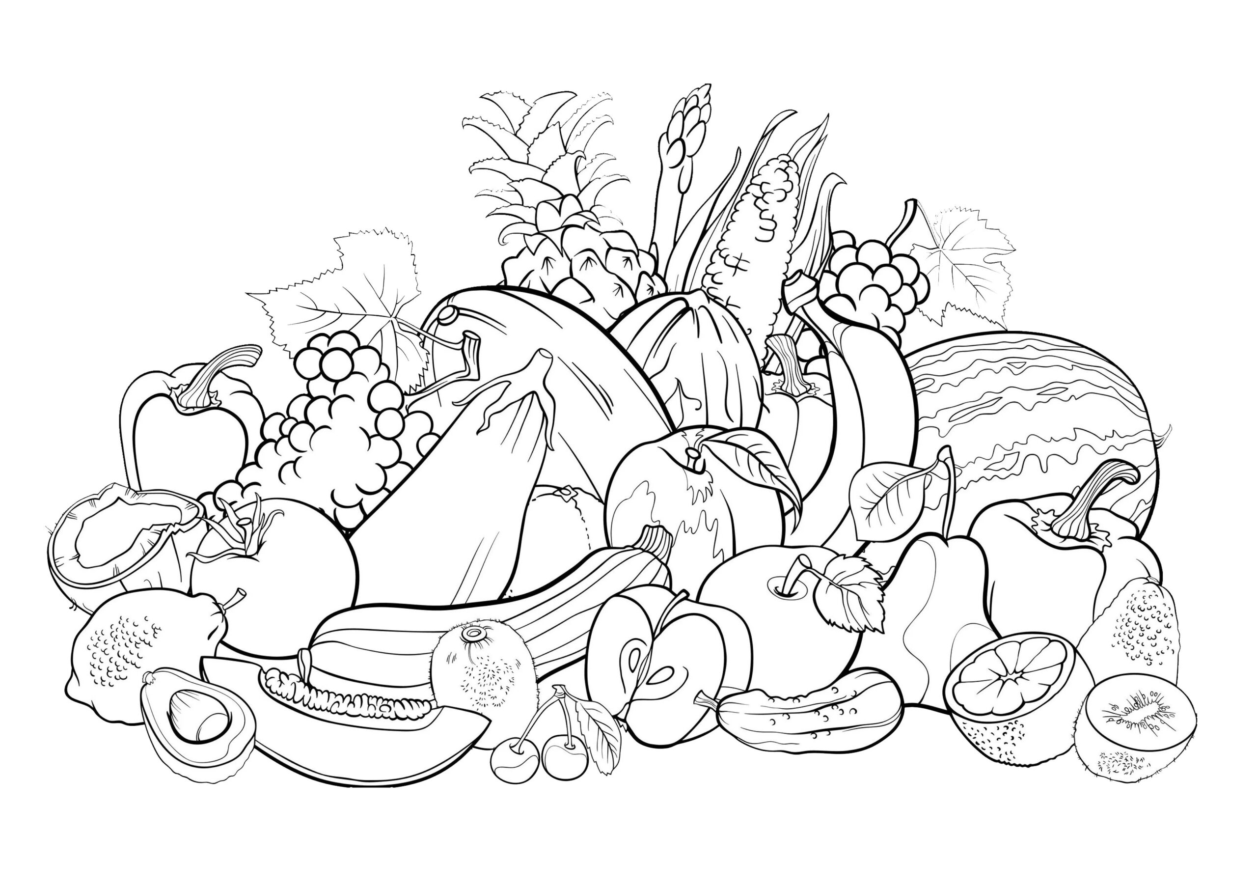 Fruit Salad Images Tagged fruits Coloring Pages Fruit Salad Images Tagged fruits Coloring Pages
