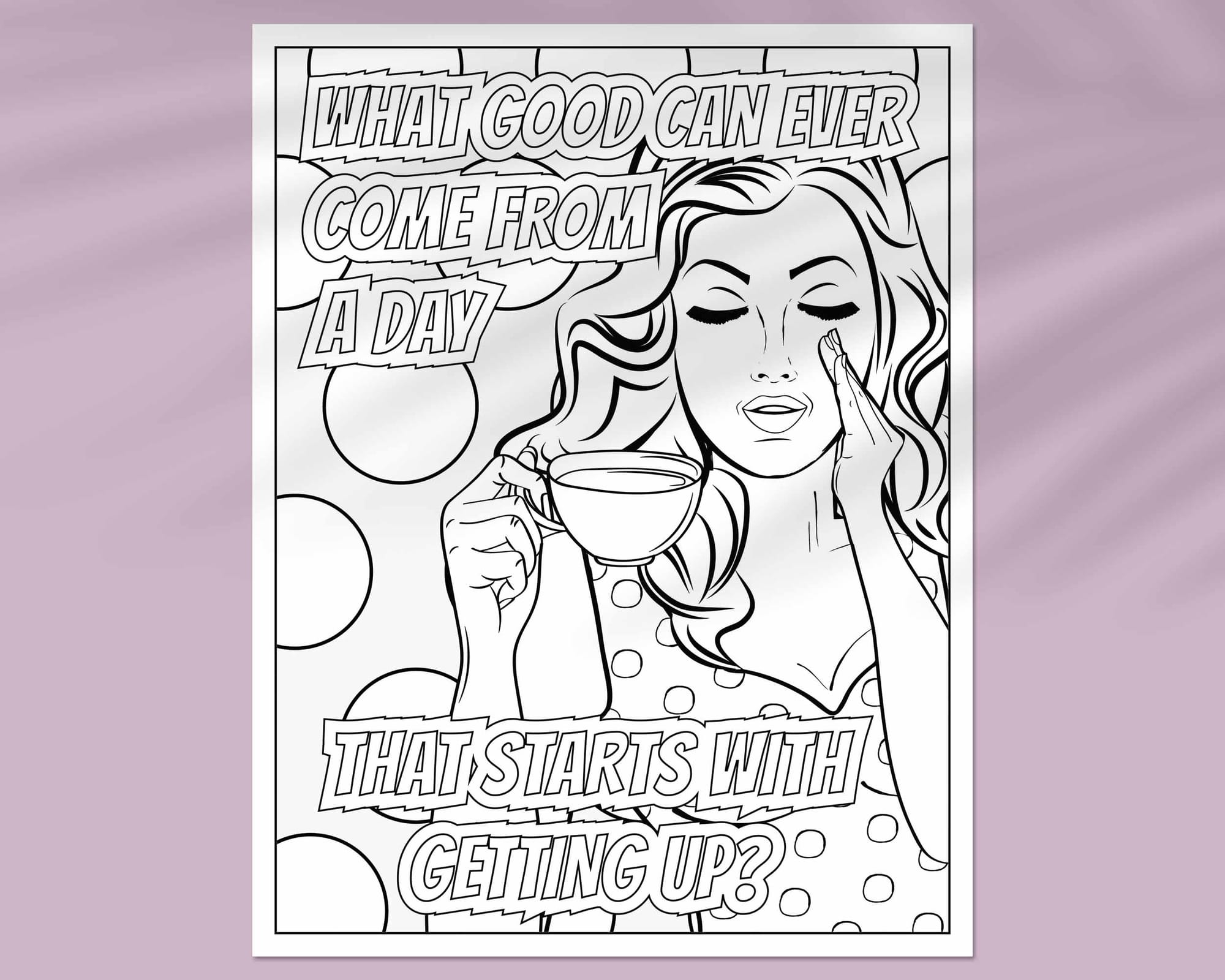 Funny And Unique Adult Coloring Pages