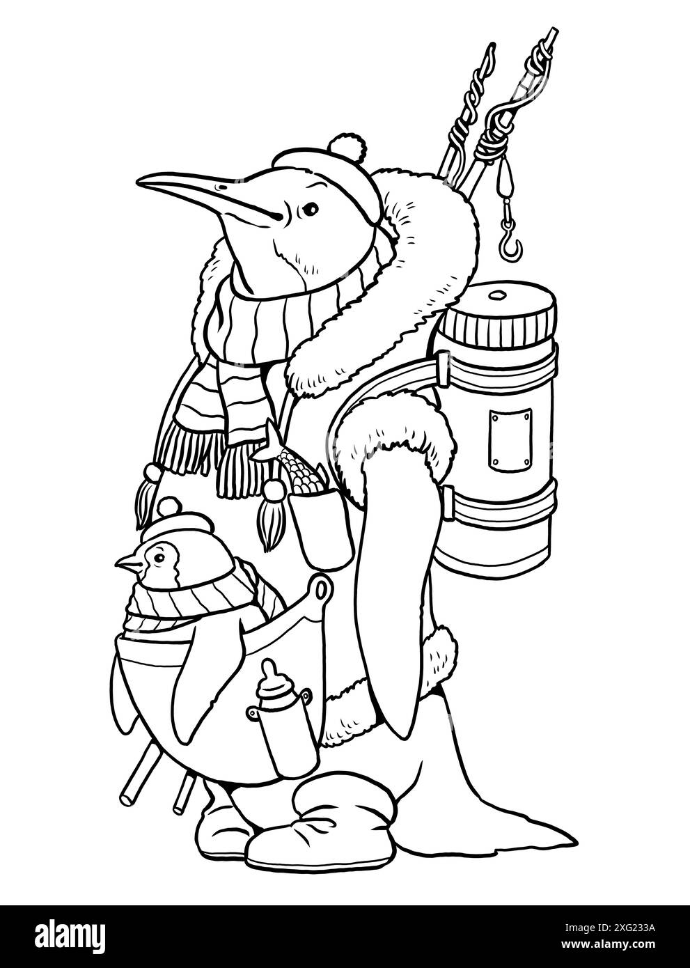 Cute Animal Coloring Pages Penguin