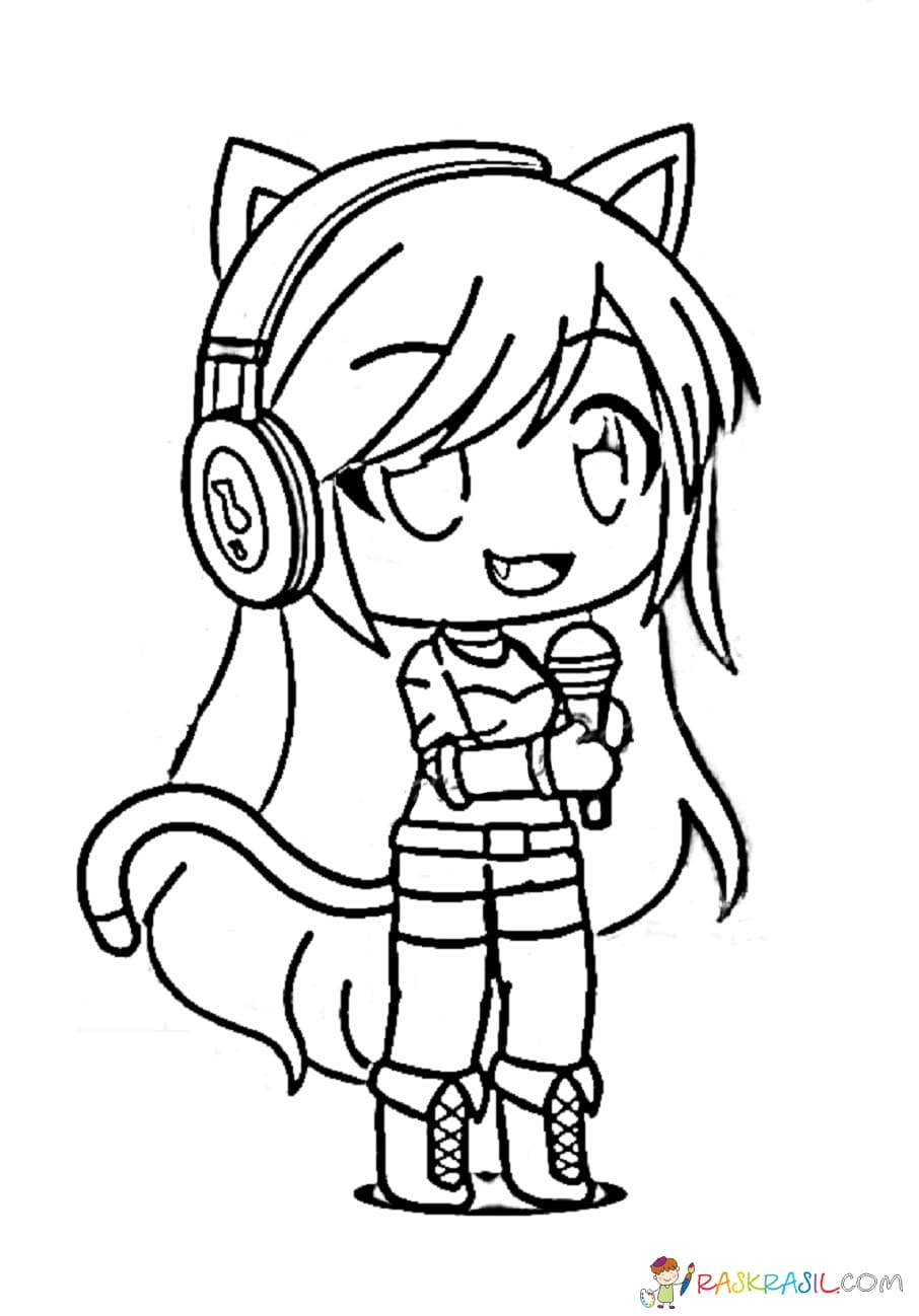 Gacha Life Coloring Pages Printables Worksheetzone Coloring