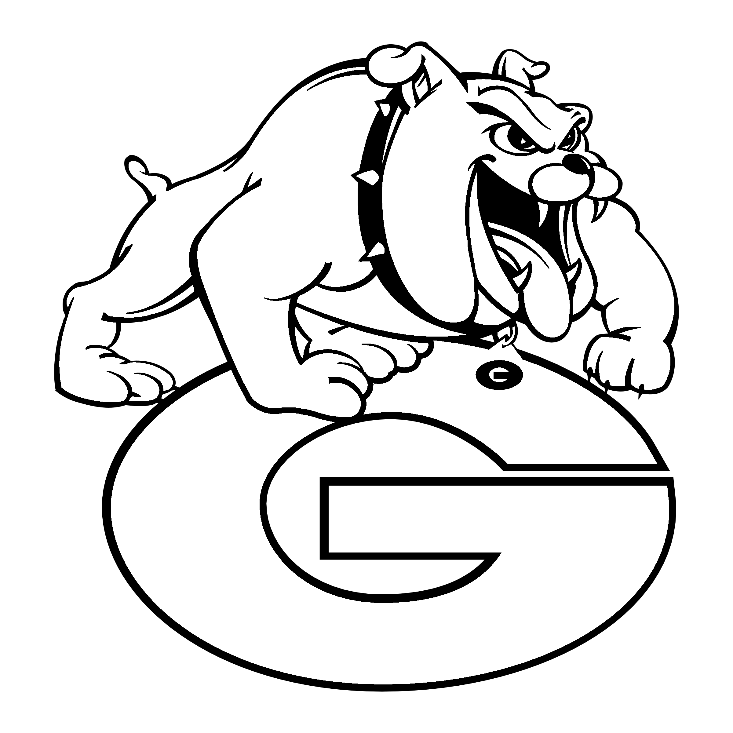 Georgia Bulldogs Logo PNG Transparent SVG Vector Freebie Supply