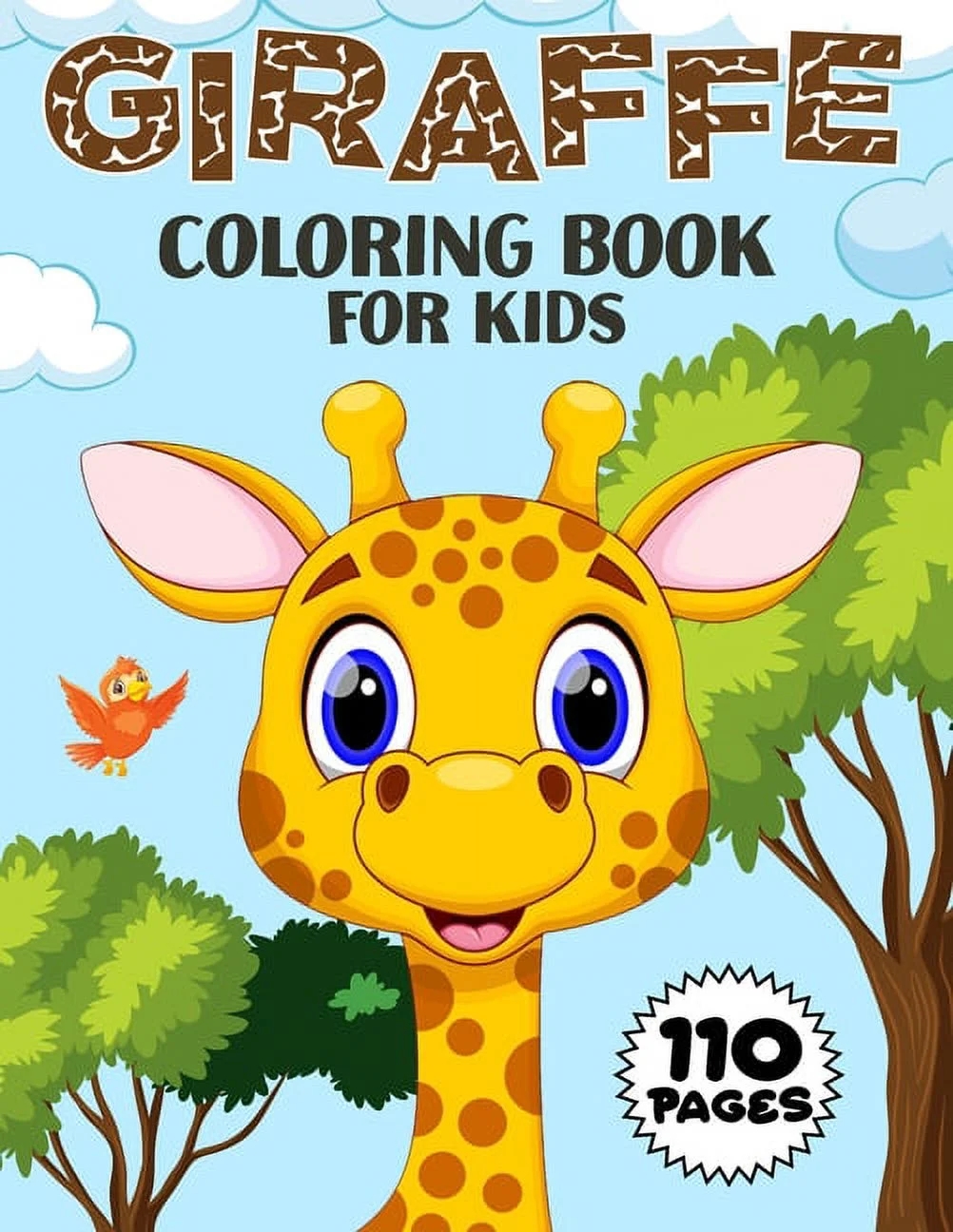 Giraffe Coloring Book For Kids Walmart Business Supplies