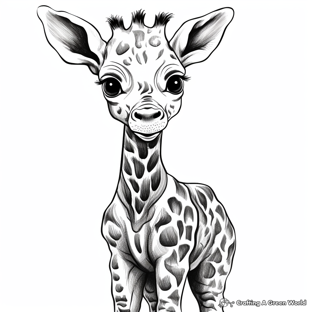 Giraffe Coloring Pages Free Printable 