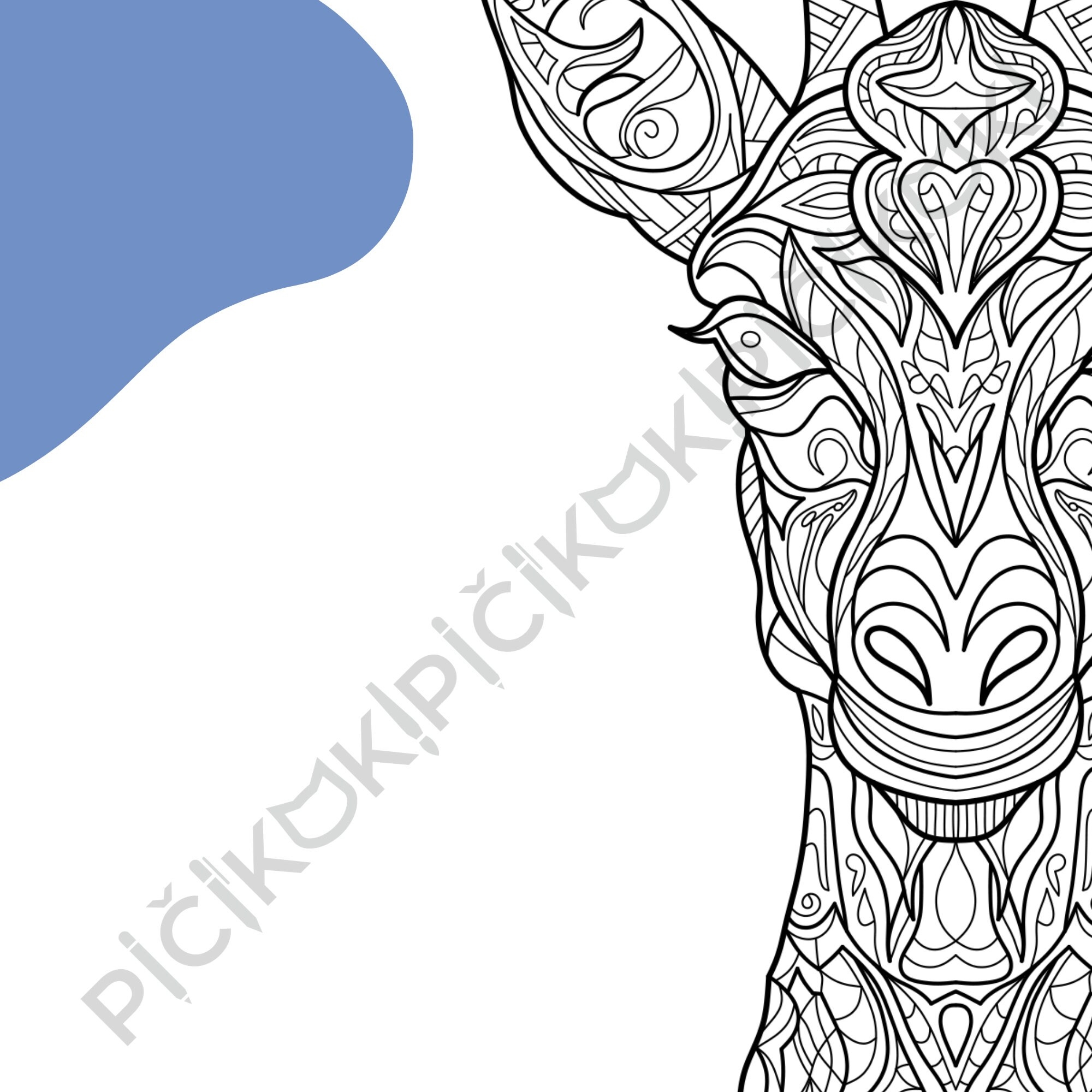 Giraffe Mandala Coloring Page Meditation Stress Relief Relaxation Anxiety Relief Instant PNG PDF Download Etsy Giraffe Mandala Coloring Page Meditation Stress Relief Relaxation Anxiety Relief Instant PNG PDF Download Etsy