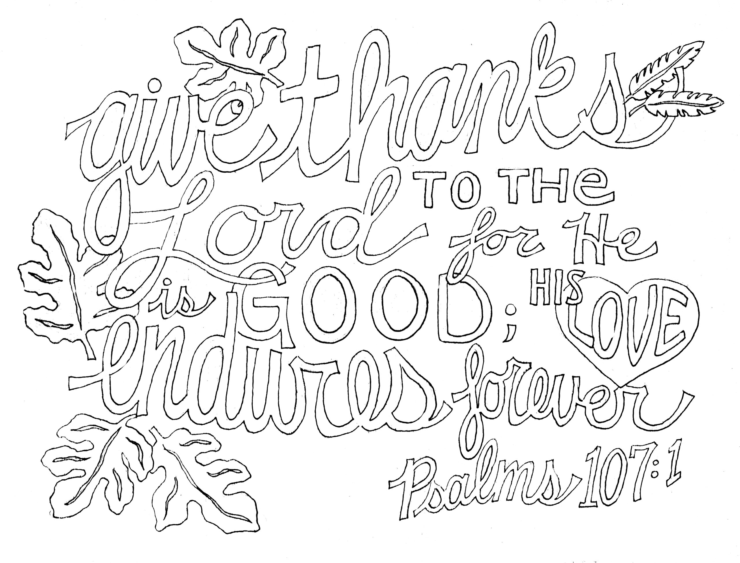 Give Thanks Psalm 107 1 From Victory Road