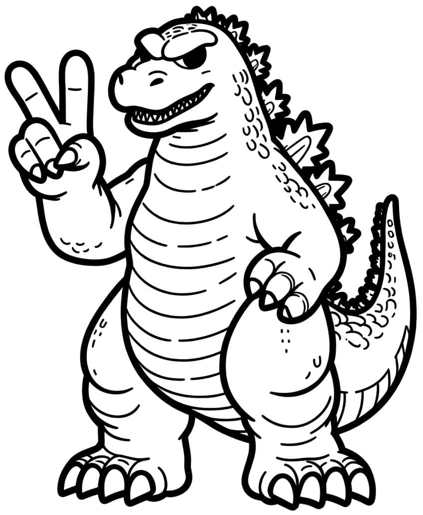Realistic Godzilla Vs. Kong Coloring Pages Realistic Godzilla Vs. Kong Coloring Pages