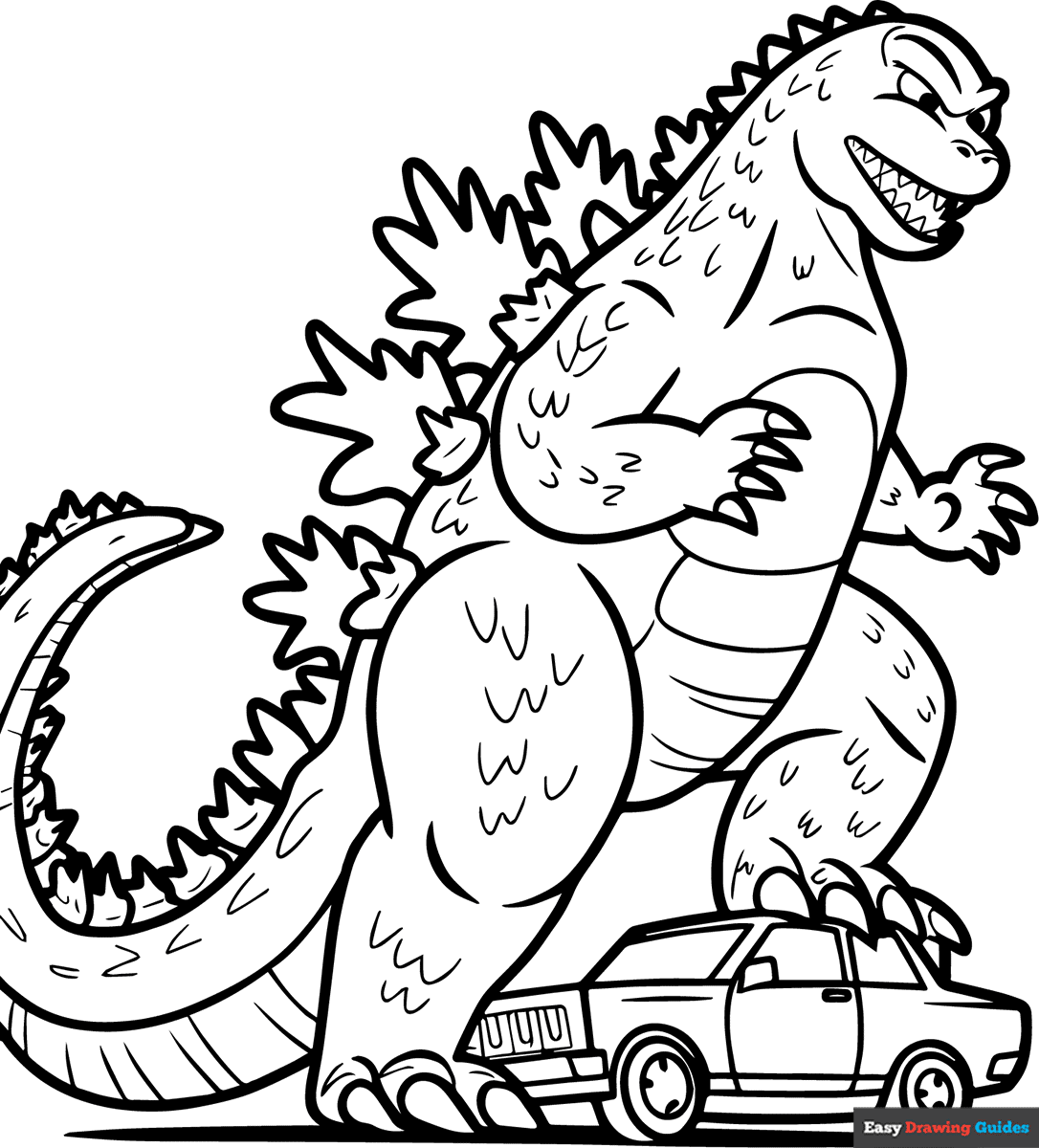 Godzilla Coloring Pages For Kids 13 Printable Sheets Godzilla Coloring Pages For Kids 13 Printable Sheets