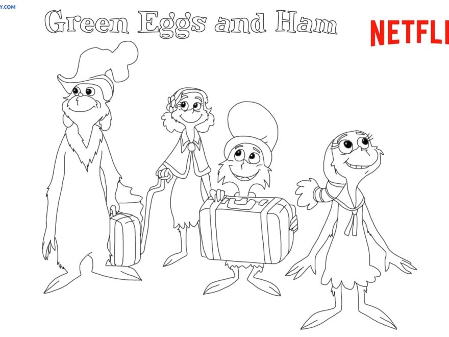 Green Eggs And Ham Coloring Pages WONDER DAY Coloring Pages For Children And Adults