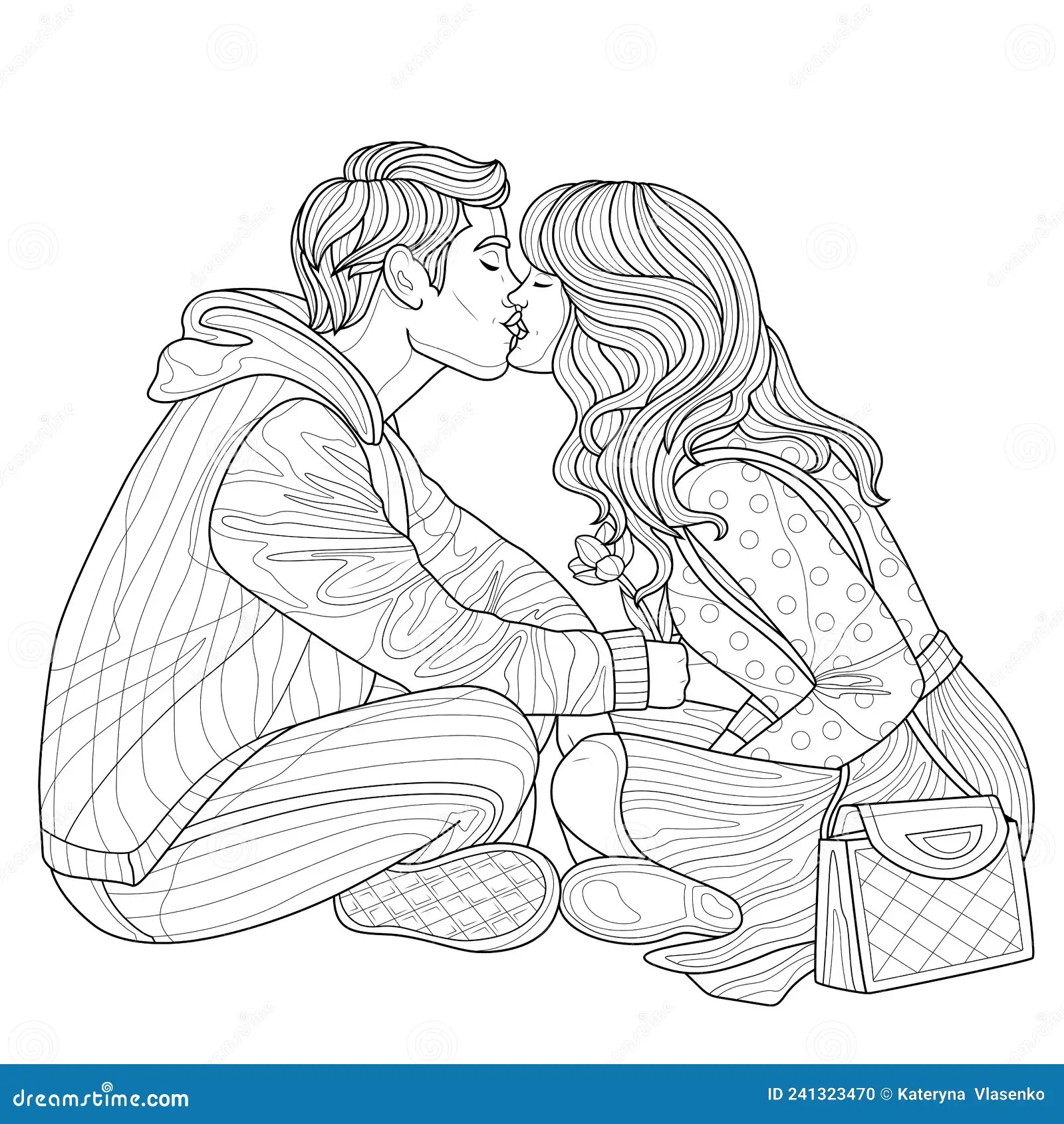 Guy And Girl Kiss Coloring Book Antistress For Children And Adults Stock Vector Illustration Of Love Female 241323470 Guy And Girl Kiss Coloring Book Antistress For Children And Adults Stock Vector Illustration Of Love Female 241323470