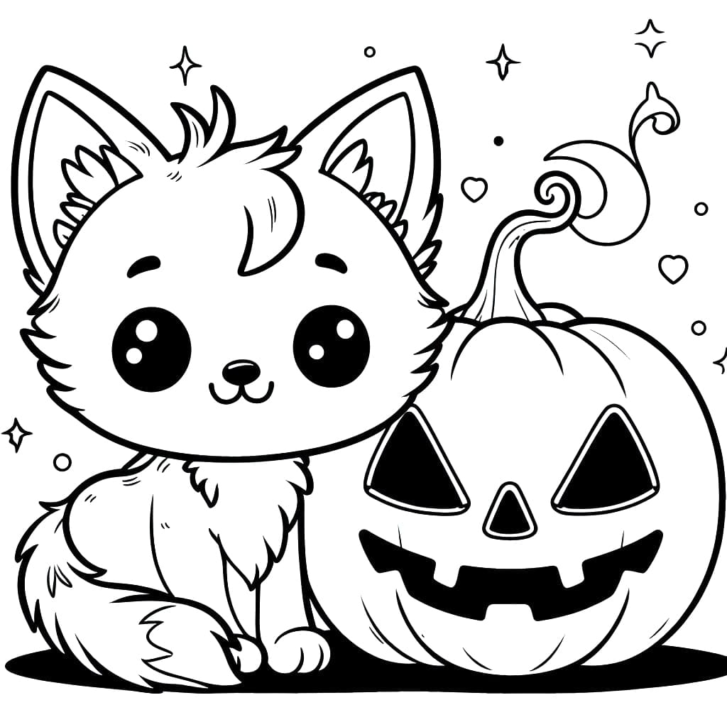 Halloween Cat For Free Coloring Page Download Print Or Color Online For Free