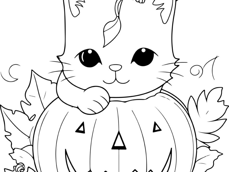 Halloween Coloring Book Beautiful Cat Coloring Pages Cute Cats Ghosts Pumpkins Made By Teachers