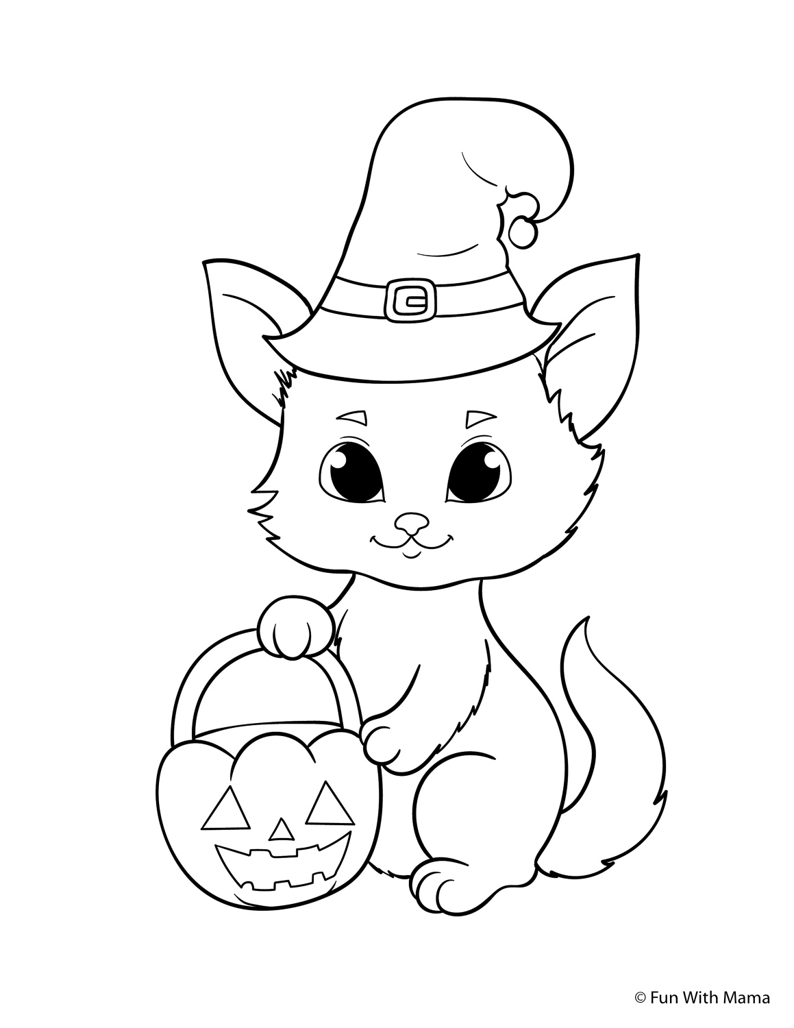 Halloween Coloring Pages Fun With Mama