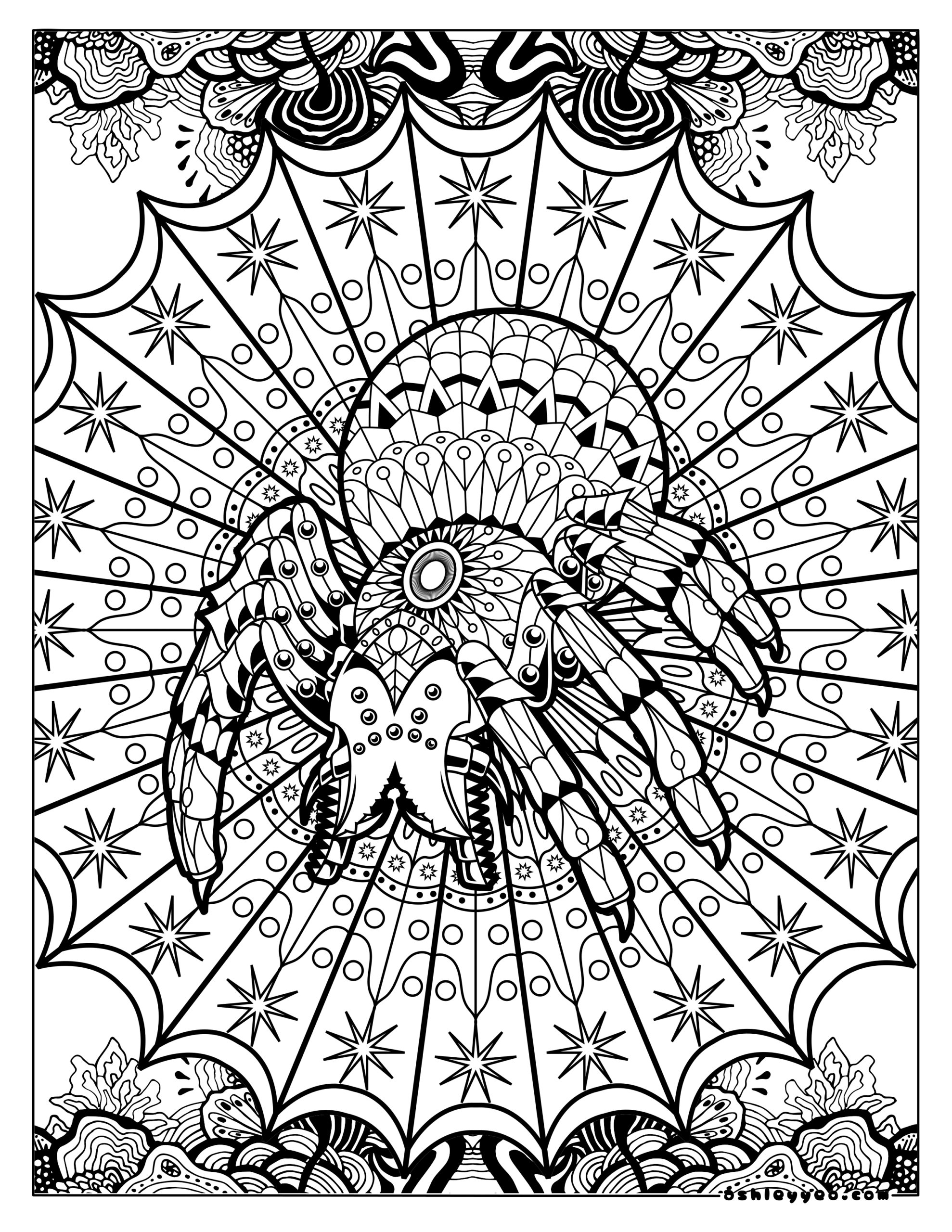 Mandala Coloring Pages M