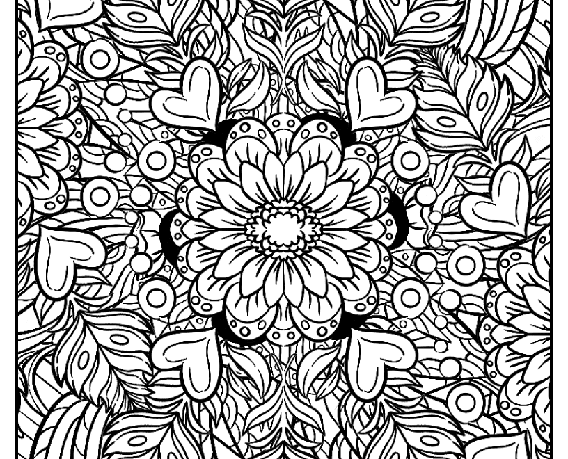 Hard Coloring Pages For Adults With Creative Challenging Designs Ashley Yeo