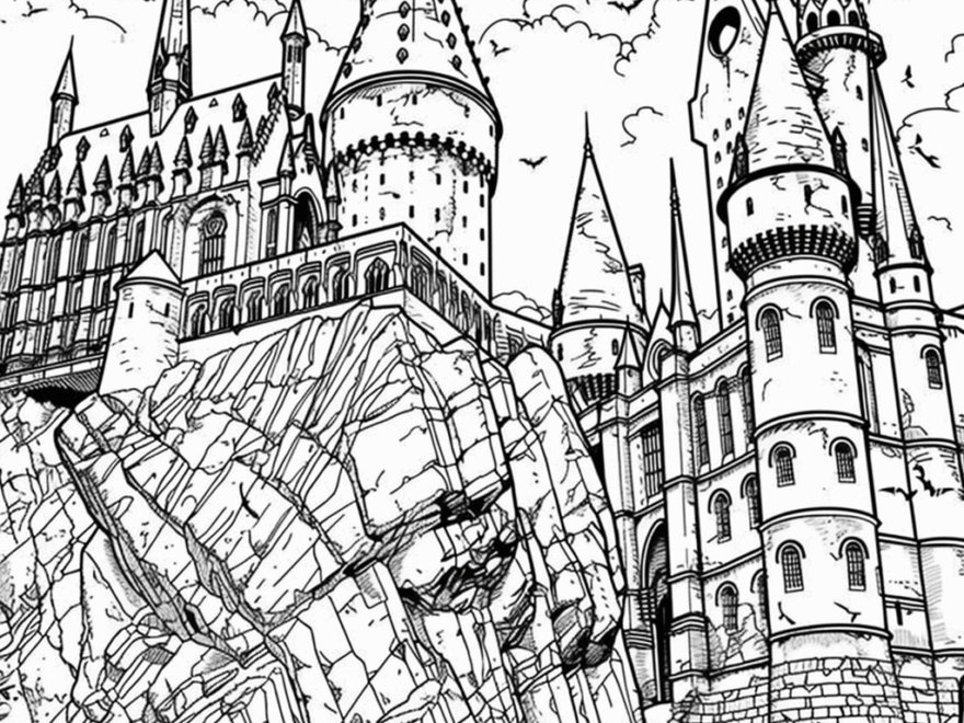 Harry Potter For Adults Coloring Pages Free Printable