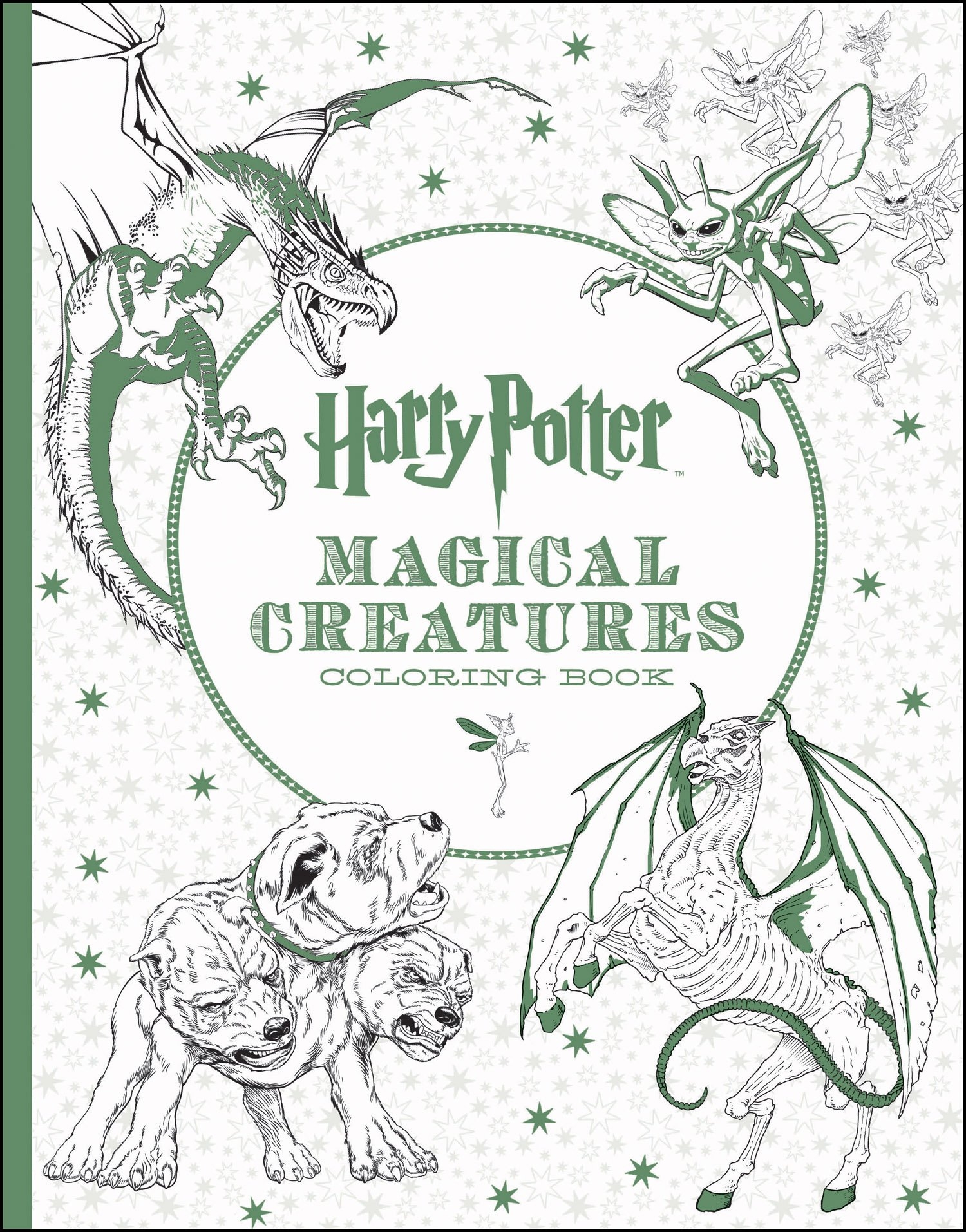 Harry Potter Magical Creatures Coloring Book Official Coloring Book The Scholastic 9781338030006 Amazon Books