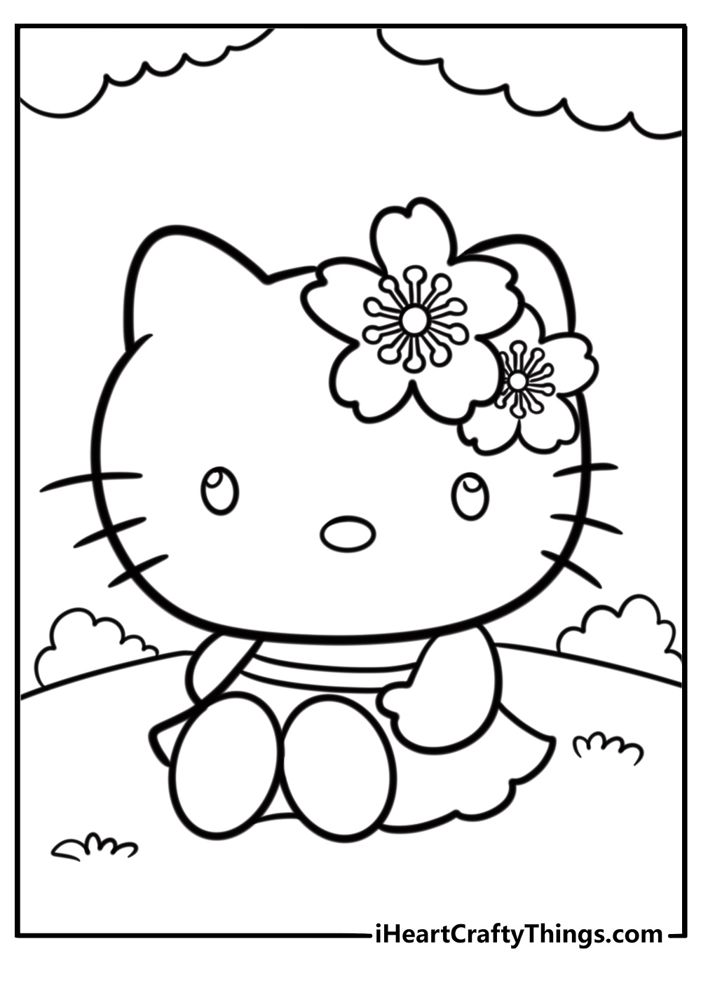Hello Kitty Coloring Pages 70 Free PDF Printables For Kids