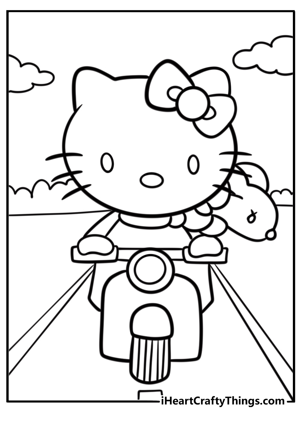 Hello Kitty Doctor Coloring Pages