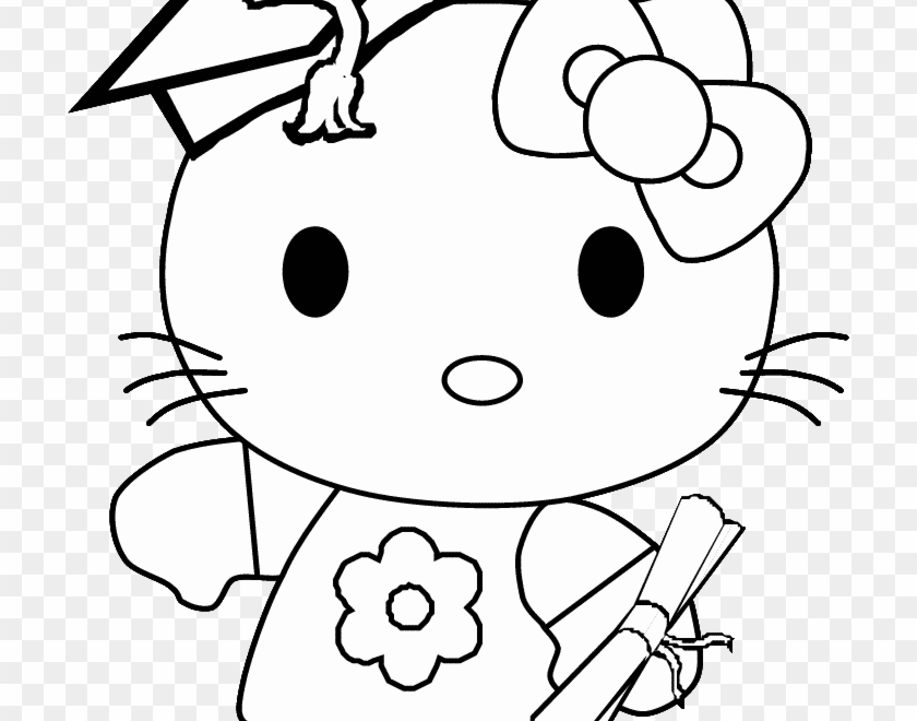 Hello Kitty Coloring Pages Free Transparent PNG Clipart Images Download