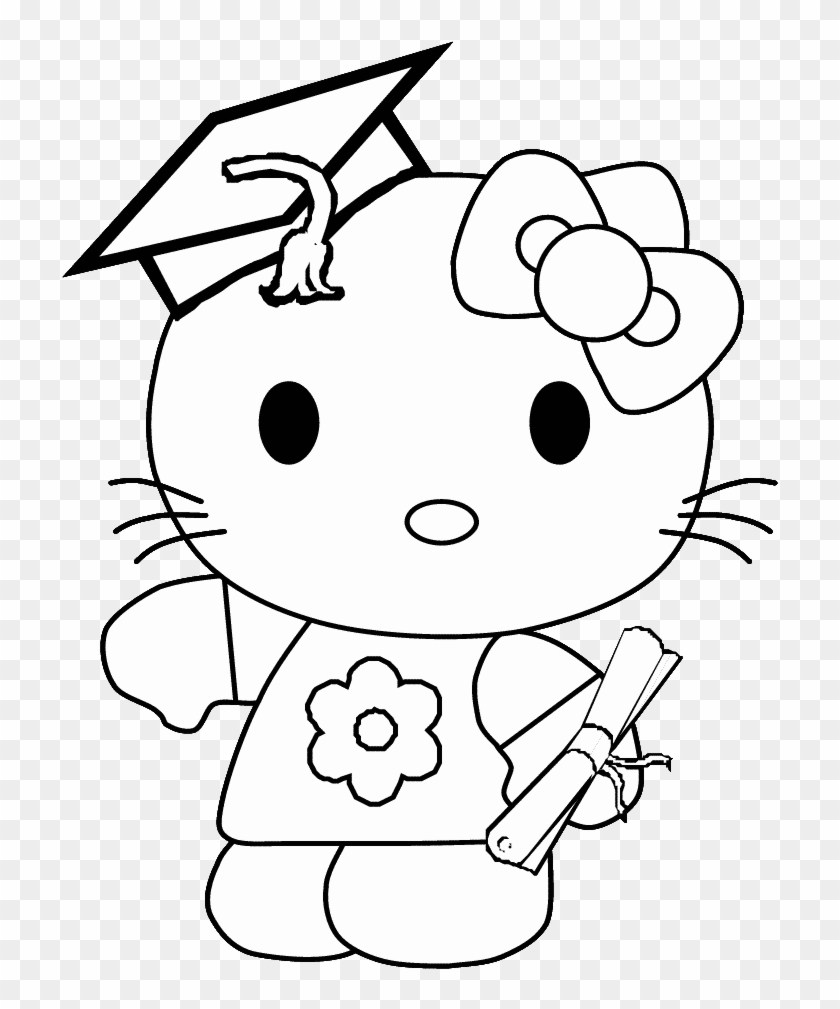 Hello Kitty Coloring Pages Free Transparent PNG Clipart Images Download