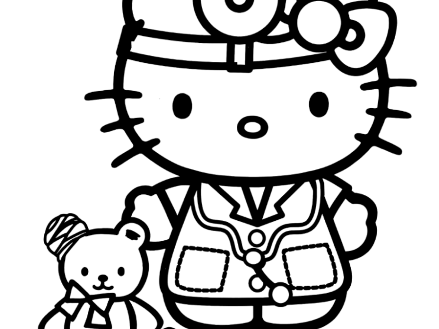 Hello Kitty Coloring Pages Print And Color