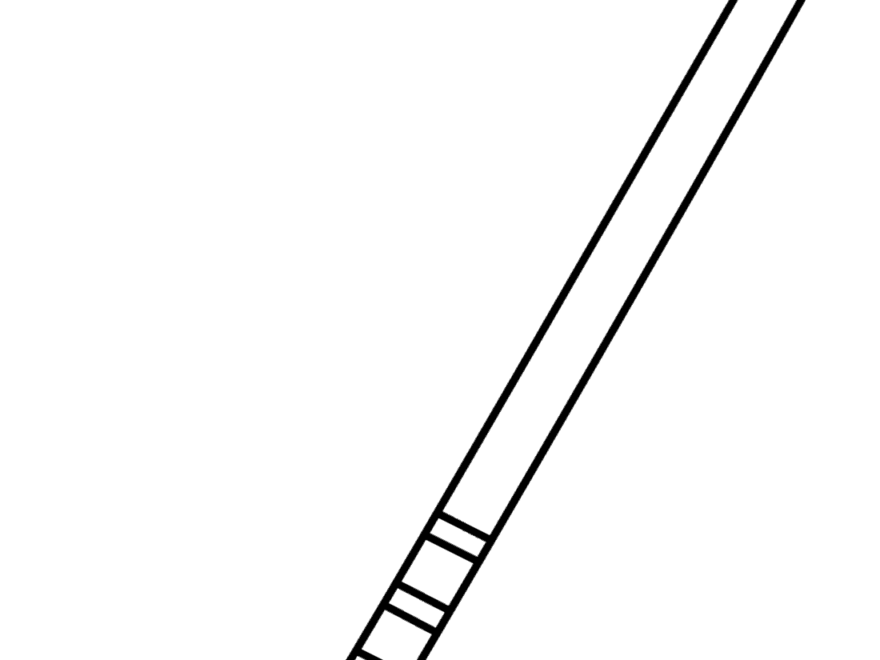 Hockey Stick With Puck Coloring Page Sports
