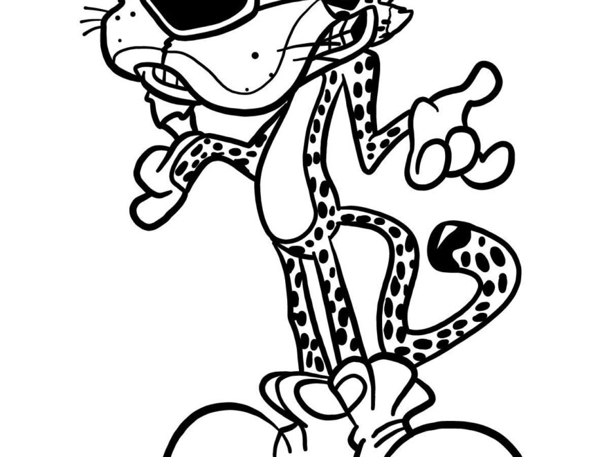 How To Draw Chester Cheetah Sketchok Easy Drawing Guides