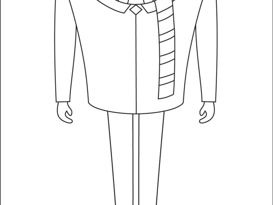 How To Draw Gru From Despicable Me Easy Step by Step Art Project For Kids