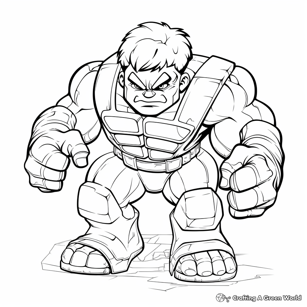 Hulk Coloring Pages Free Printable 