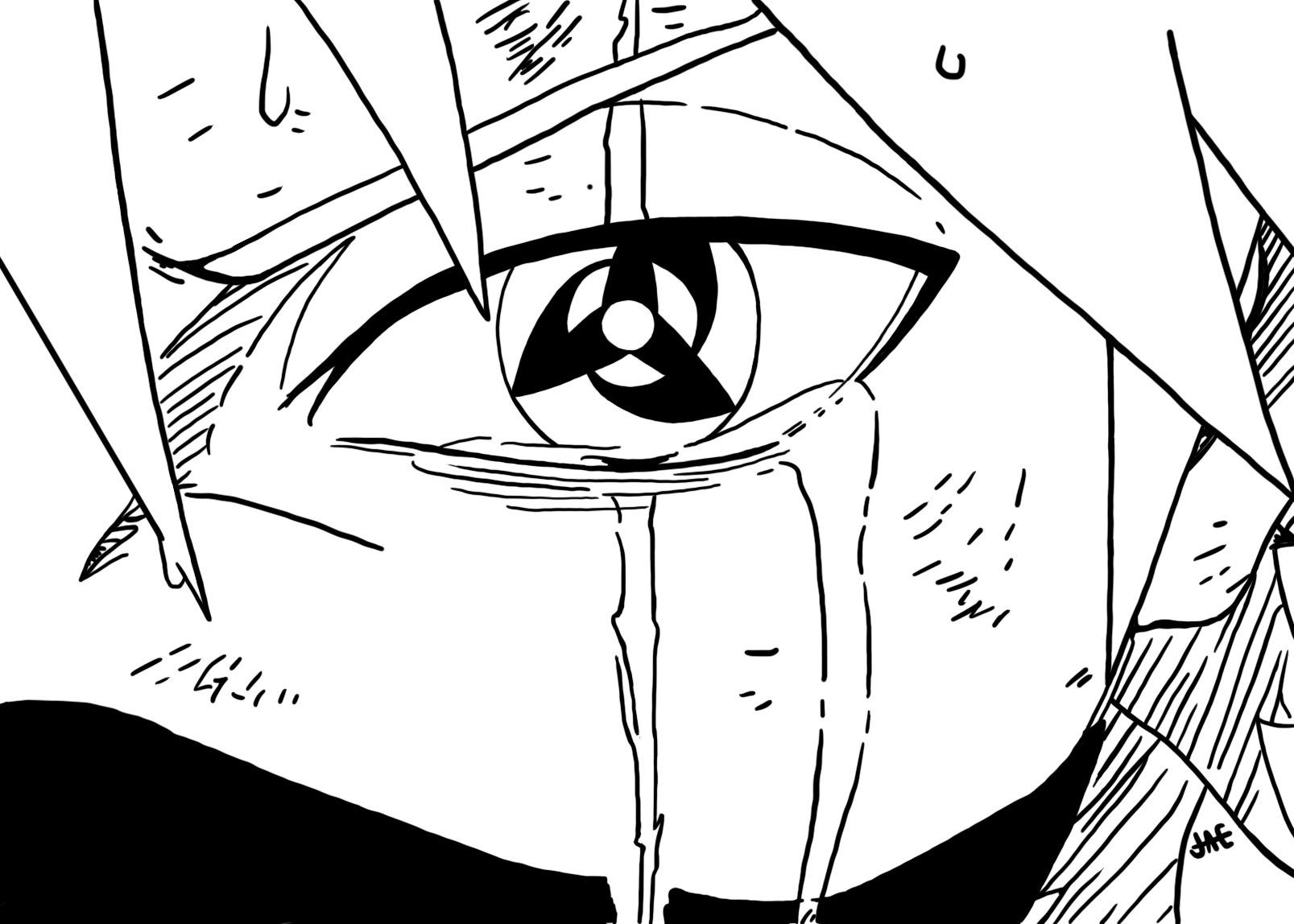 Naruto Eyes Coloring Pages