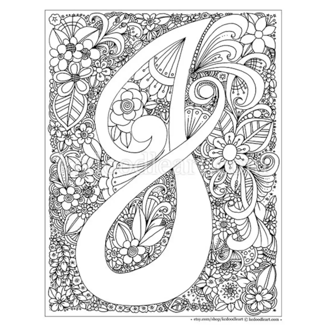 Alphabet J Coloring Pages Alphabet J Coloring Pages