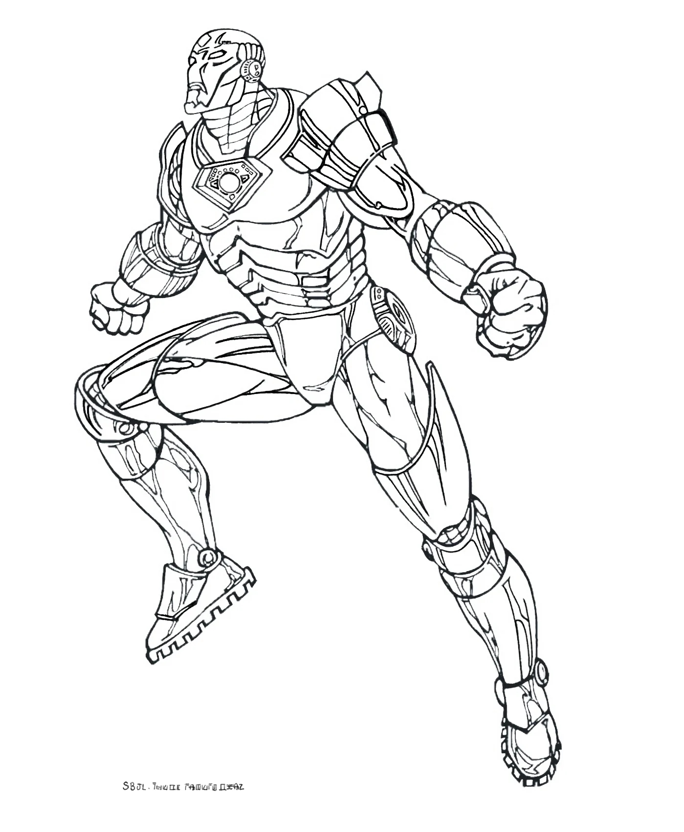 Iron Man Coloring Page For Kids Iron Man Coloring Pages