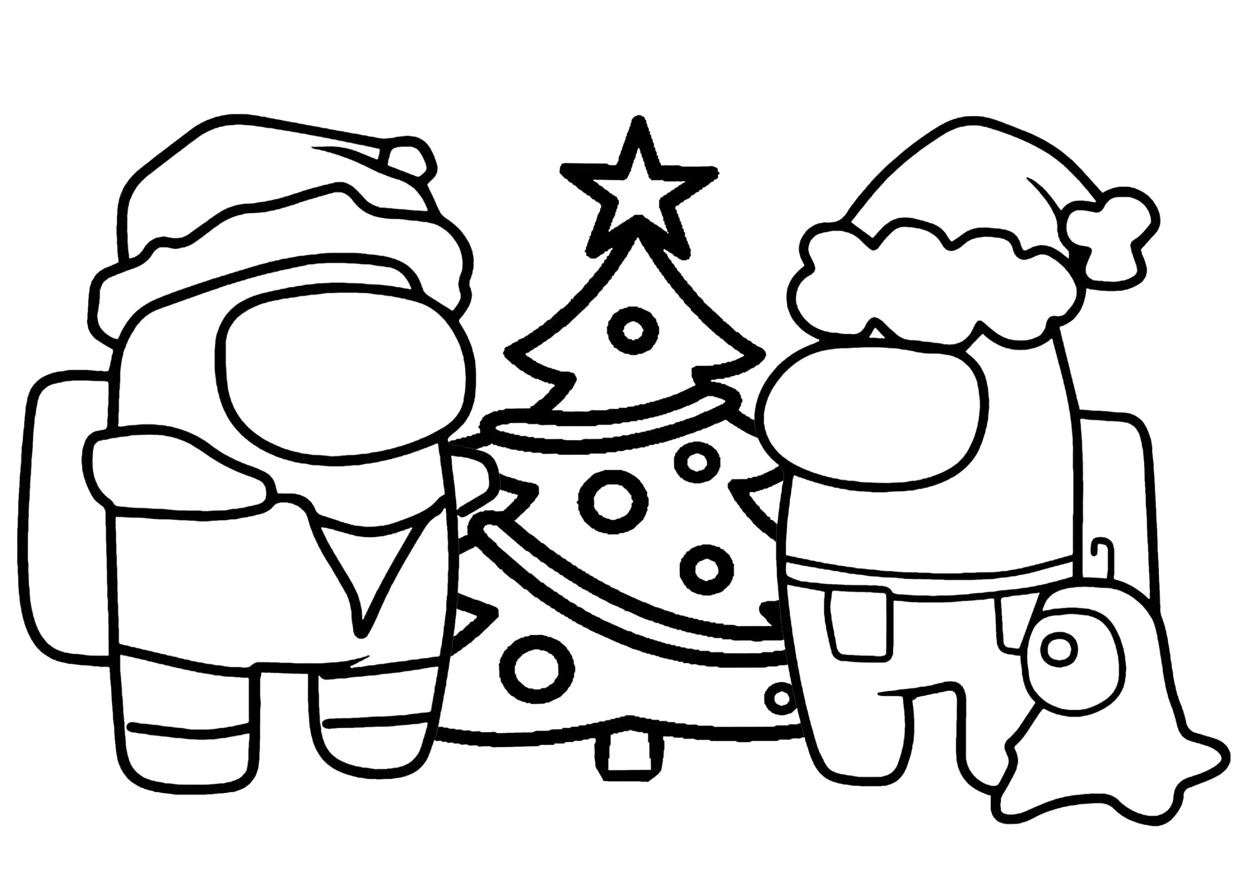 It s Christmas Among Us Coloring Pages